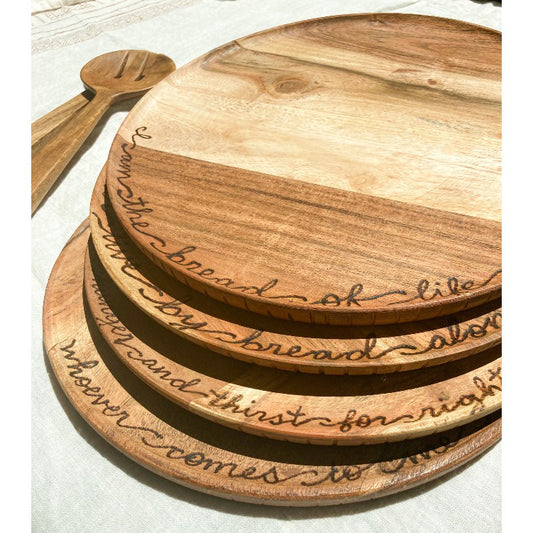 Wooden Bible Verse Plates