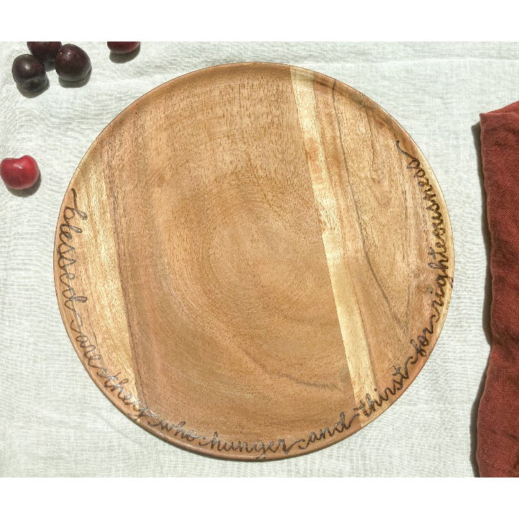 Wooden Bible Verse Plates