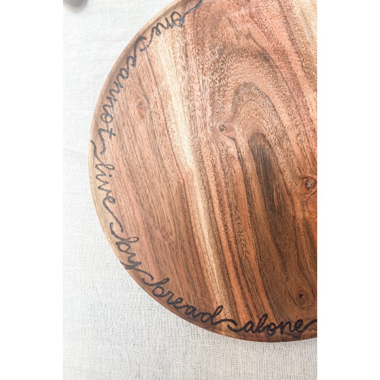 Wooden Bible Verse Plates